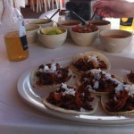 1Tacos Al Pastor from Tacos Dany along the back Streets of Playa Del Carmen, Mexico