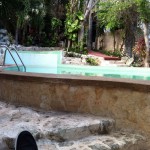 Another shot of the pool around the gated complex in playa del carmen