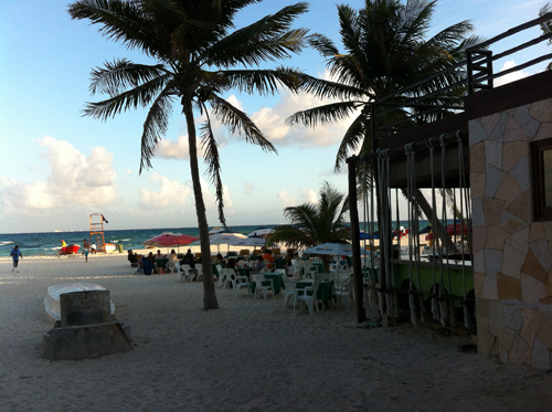 Playa Del Carmen Beach downtwon 5th ave