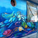 art along the back Streets of Playa Del Carmen, Mexico