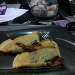 Chef Alexandra Iserte's Crepe made at her house with nutella