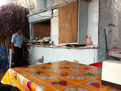 About to start enjoying some tacos in a Tulum restaurant2