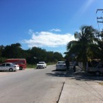 Road near the Tulum Ruins in Mexico