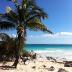 Tulum beach at Casa De Las Olas Sustainable Beach Villas